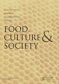 Cover image for Food, Culture & Society, Volume 22, Issue 3, 2019
