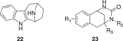 Figure 6. Indotropanes and chromopyrone ‘pseudo natural products’