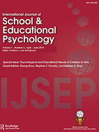 Cover image for International Journal of School & Educational Psychology, Volume 7, Issue 2, 2019