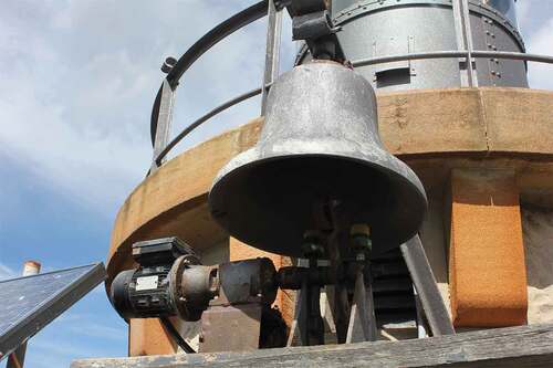 Figure 1. The now obsolete fog bell at Fort Denison, NSW (Spennemann and Parker Citation2020).