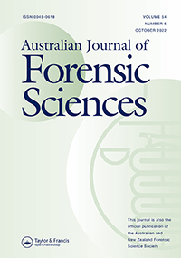 Cover image for Australian Journal of Forensic Sciences, Volume 54, Issue 5, 2022