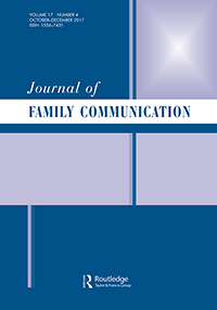 Cover image for Journal of Family Communication, Volume 17, Issue 4, 2017