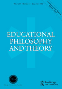 Cover image for Educational Philosophy and Theory, Volume 54, Issue 14, 2022