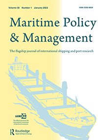 Cover image for Maritime Policy & Management, Volume 50, Issue 1, 2023