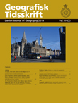 Cover image for Geografisk Tidsskrift-Danish Journal of Geography, Volume 114, Issue 2, 2014