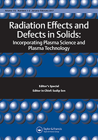 Cover image for Radiation Effects and Defects in Solids, Volume 172, Issue 1-2, 2017