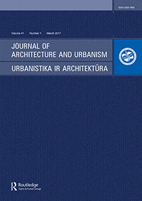 Cover image for Journal of Architecture and Urbanism, Volume 41, Issue 1, 2017