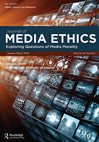Cover image for Journal of Media Ethics, Volume 34, Issue 1, 2019