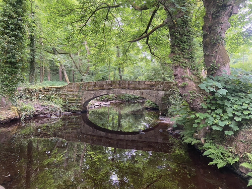 Figure 5. Impression of the valued landscapes in the PDNP and Sheffield: Rivelin Valley and the wheels along the watercourse. The place affords recreation and historical connection and represents the qualities of nature/culture heritage (photo by the author).