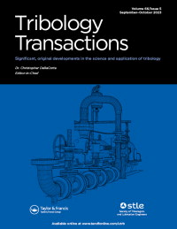 Cover image for Tribology Transactions, Volume 66, Issue 5, 2023