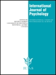 Cover image for International Journal of Psychology, Volume 37, Issue 3, 2002