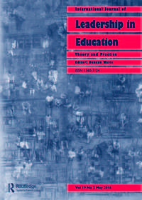 Cover image for International Journal of Leadership in Education, Volume 19, Issue 3, 2016