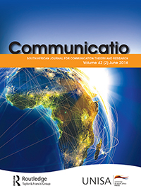 Cover image for Communicatio, Volume 42, Issue 2, 2016