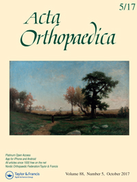 Cover image for Acta Orthopaedica, Volume 88, Issue 5, 2017