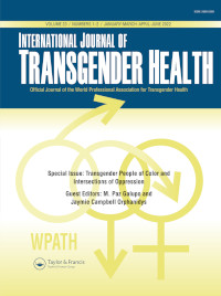 Cover image for International Journal of Transgender Health, Volume 23, Issue 1-2, 2022