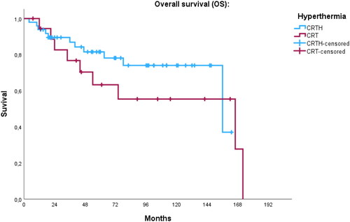 Figure 4. Overall survival (OS), macroscopic tumors only, p0.364.