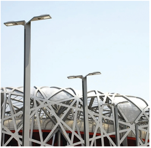 Figure 2. The design of lamps for the Beijing Olympic Games in 2008.