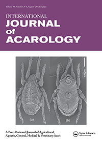 Cover image for International Journal of Acarology, Volume 49, Issue 5-6, 2023