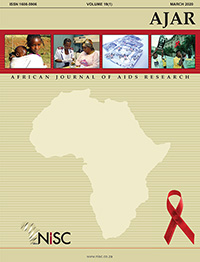 Cover image for African Journal of AIDS Research, Volume 19, Issue 1, 2020