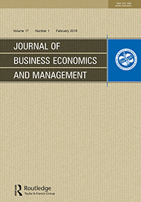 Cover image for Journal of Business Economics and Management, Volume 17, Issue 1, 2016