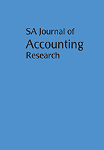 Cover image for South African Journal of Accounting Research, Volume 28, Issue 1, 2014
