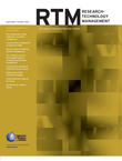 Cover image for Research-Technology Management, Volume 56, Issue 5, 2013