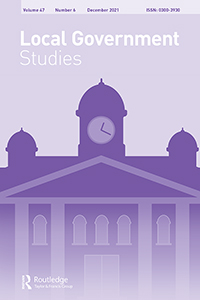 Cover image for Local Government Studies, Volume 47, Issue 6, 2021