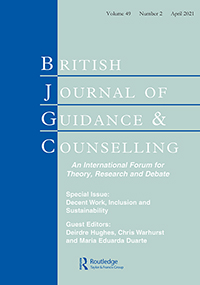 Cover image for British Journal of Guidance & Counselling, Volume 49, Issue 2, 2021