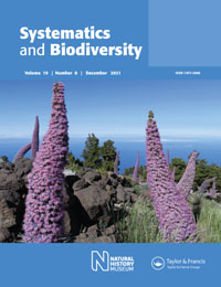 Cover image for Systematics and Biodiversity, Volume 19, Issue 8, 2021