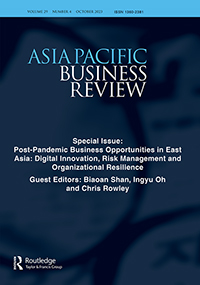Cover image for Asia Pacific Business Review, Volume 29, Issue 4, 2023