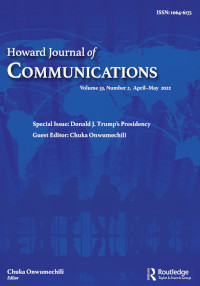 Cover image for Howard Journal of Communications, Volume 33, Issue 2, 2022