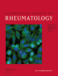 Cover image for Scandinavian Journal of Rheumatology, Volume 51, Issue 3, 2022