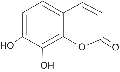 Figure 2.  Structure of daphnetin.