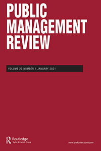 Cover image for Public Management Review, Volume 23, Issue 1, 2021