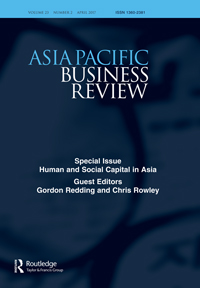 Cover image for Asia Pacific Business Review, Volume 23, Issue 2, 2017