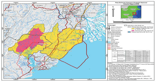 Figure 3. New capital city location.