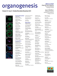 Cover image for Organogenesis, Volume 10, Issue 4, 2014