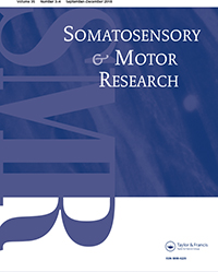 Cover image for Somatosensory & Motor Research, Volume 35, Issue 3-4, 2018