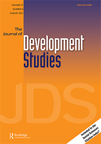 Cover image for The Journal of Development Studies, Volume 57, Issue 8, 2021