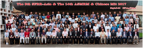 Figure 1. The group photo for the 8th SFRR-Asia & 14th ASMRM & Chinese Mit 2017.