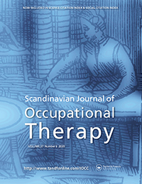 Cover image for Scandinavian Journal of Occupational Therapy, Volume 27, Issue 6, 2020