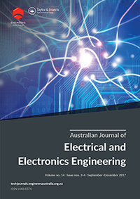 Cover image for Australian Journal of Electrical and Electronics Engineering, Volume 14, Issue 3-4, 2017