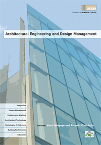 Cover image for Architectural Engineering and Design Management, Volume 18, Issue 2, 2022