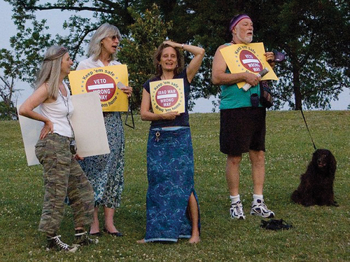 Fig. 3. Photograph of protestors at “Atlanta Veto Rally” on May 2, 2007. Photo: Mike Schinkel via Flickr, CC by 2.0.