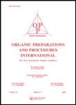 Cover image for Organic Preparations and Procedures International, Volume 48, Issue 5, 2016