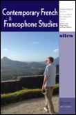 Cover image for Contemporary French and Francophone Studies, Volume 19, Issue 2, 2015