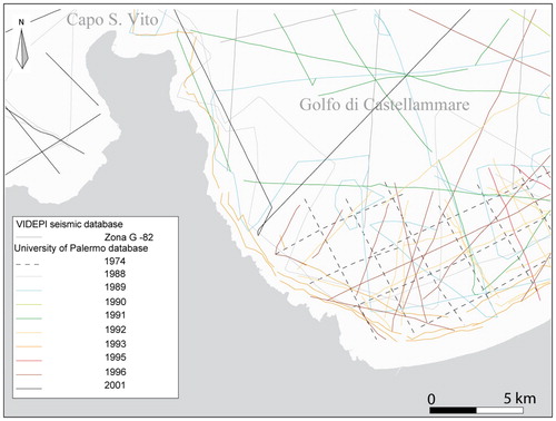 Figure 3. Map of seismo-acoustic data set used for this study.