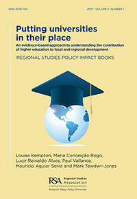 Cover image for Regional Studies Policy Impact Books, Volume 3, Issue 1, 2021