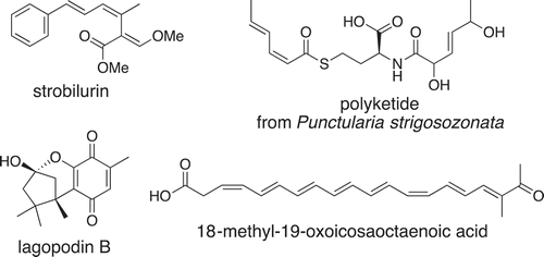 Figure 8. Basidiomycete metabolites obtained by heterologous expression.