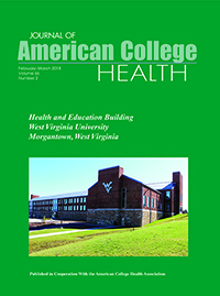 Cover image for Journal of American College Health, Volume 66, Issue 2, 2018